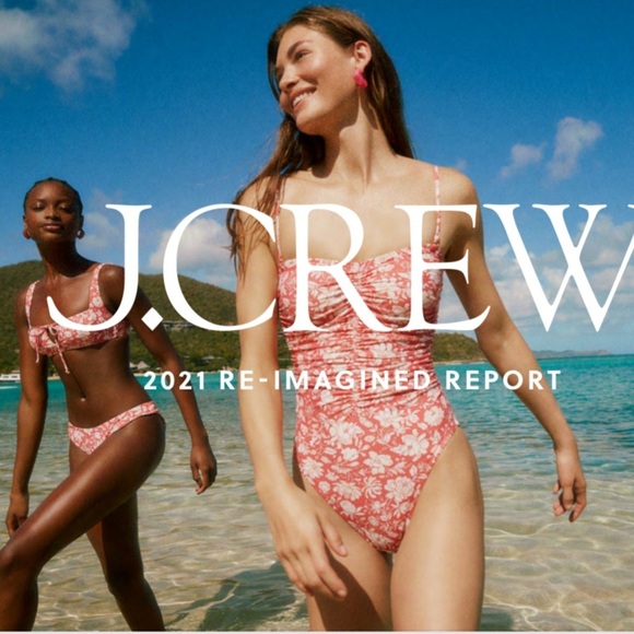 J. Crew Ruched sweetheart one-piece swimsuit in tossed floral. Size 8 - Picture 13 of 13